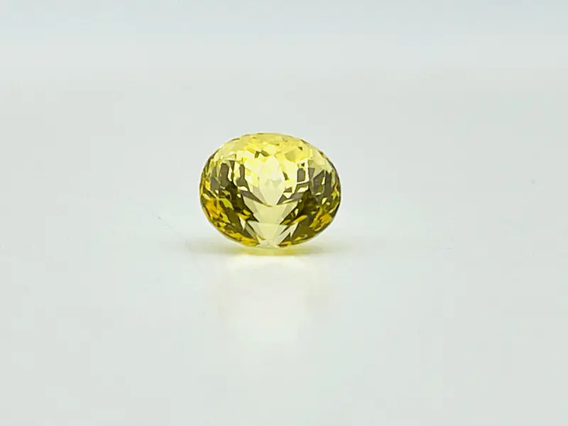 Golden Yellow Sapphire Earrings – Radiant Cut 1