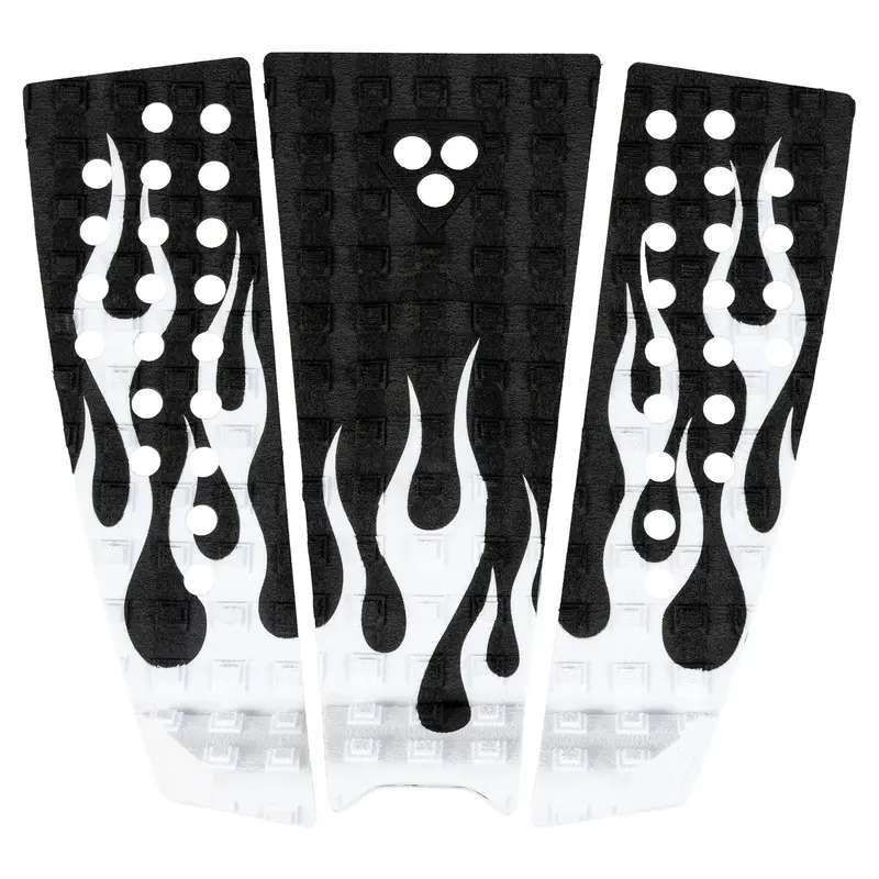Gorilla Kyuss 3-Piece Tail Pad – White Flames Design 1