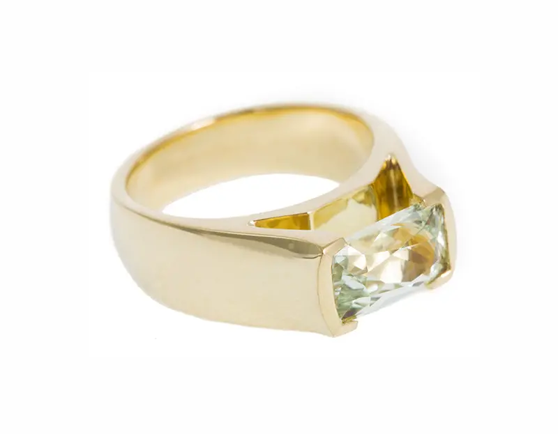 Green Compass Rose Ring 1