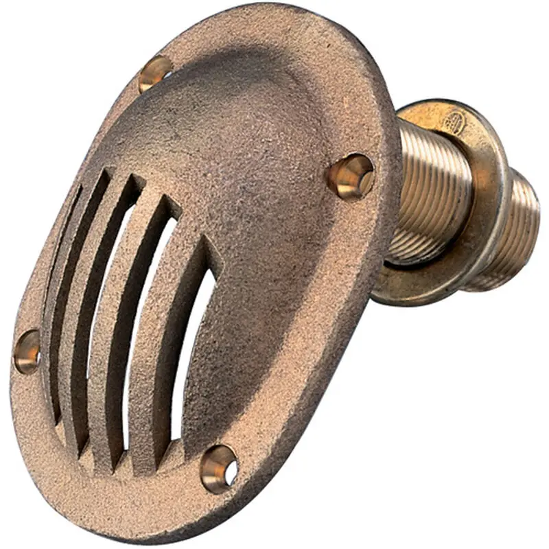 Groco Bronze Thru-Hull Intake Strainer With Mounting Hardware 1