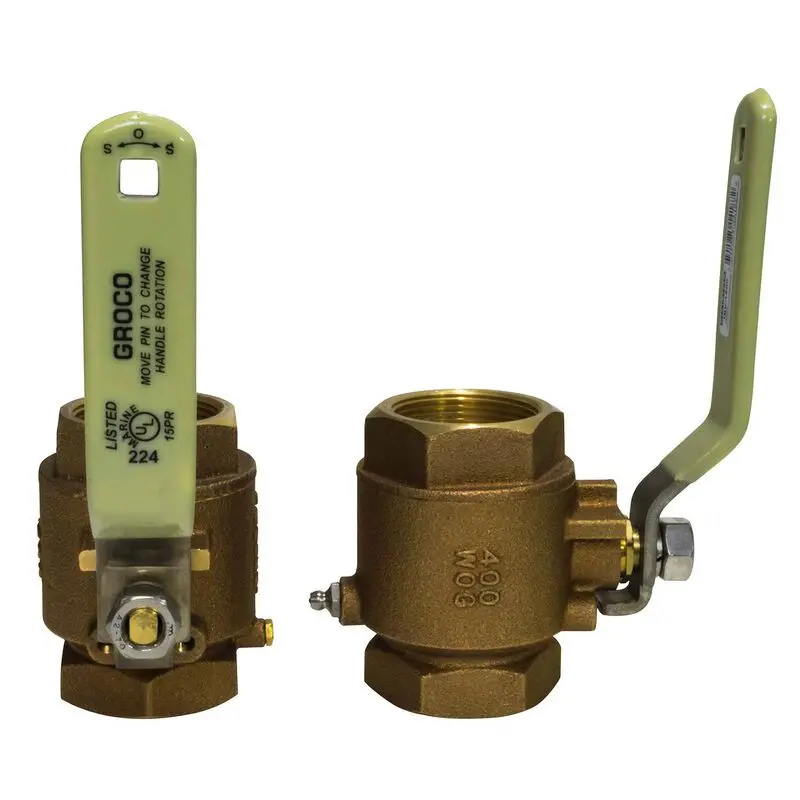Groco Full-Flow Bronze In-Line Ball Valve – Ibv Series 1