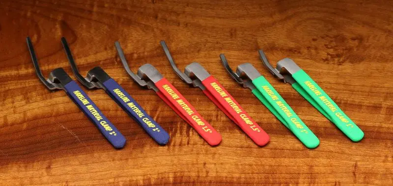 Hareline Precision Material Clamp Set For Fly Tying 1
