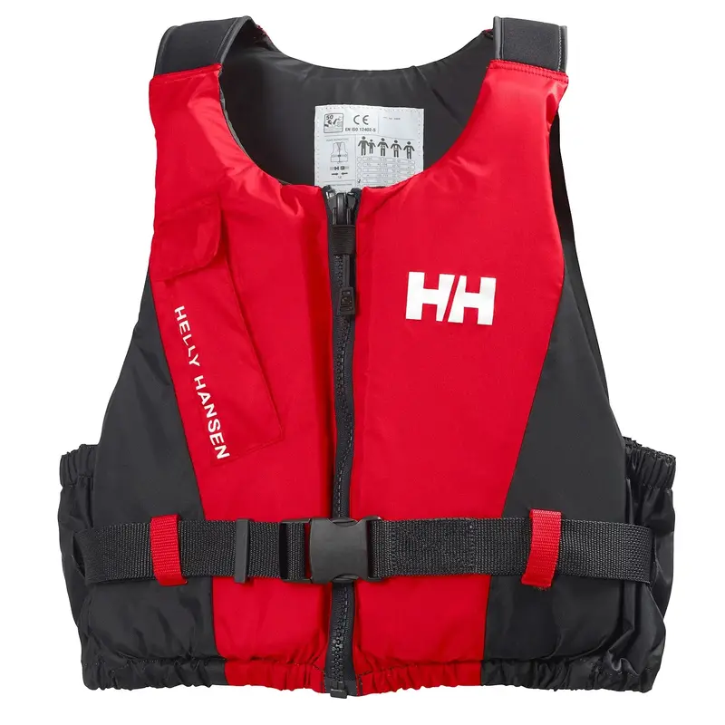 Helly Hansen Adult Rider Life Vest – Red And Ebony 1