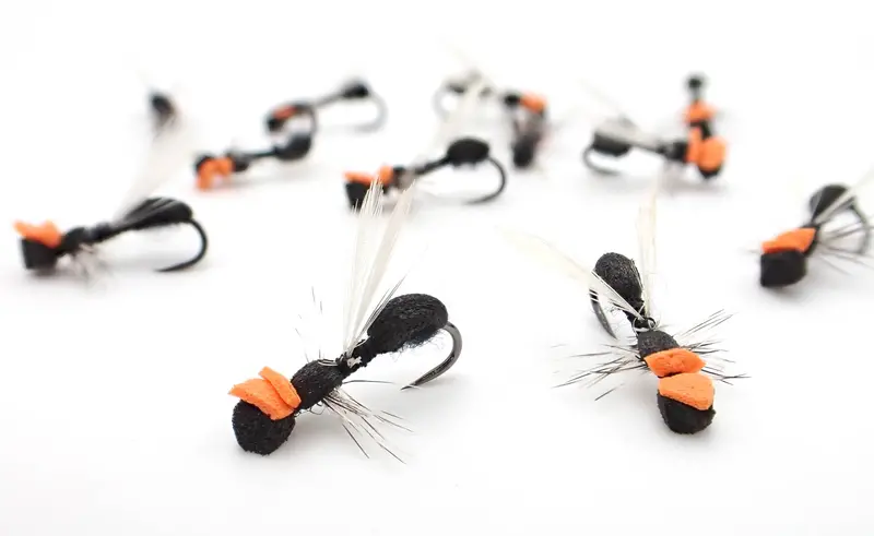 Hi-Visibility Foam Assassin Ant – 12-Count Dry Fly Set 1