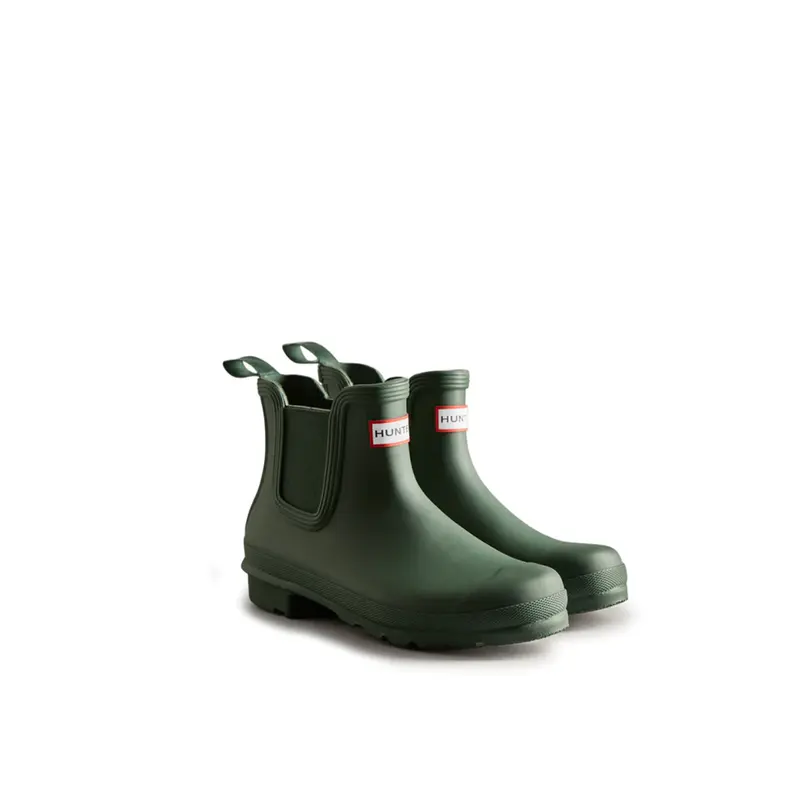 Hunter Women’S Original Chelsea Boots In Hunter Green 1