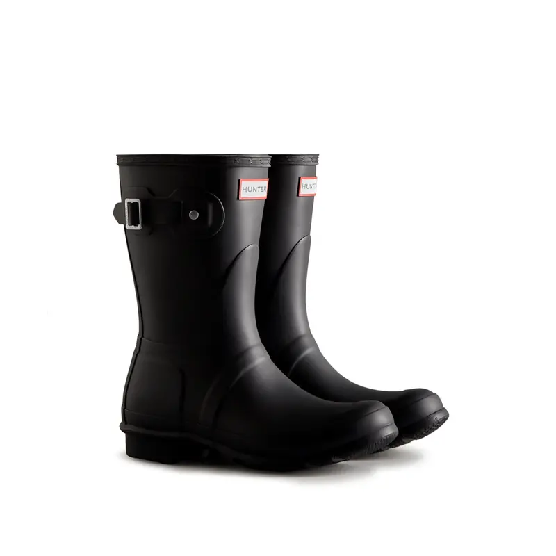 Hunter Women’S Original Short Rain Boots In Black 1