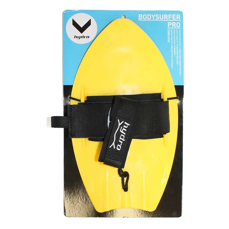 Hydro Bodysurfer Pro Hand Plane – Yellow Ergonomic Bodyboard Tool 1