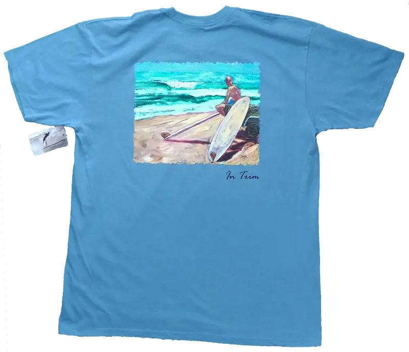 In Trim Men’S T-Shirt – Precision Surfing Motif 1