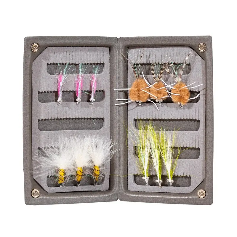 Jhflyco Bonefish-Specific Foam Fly Box – Pre-Loaded 1