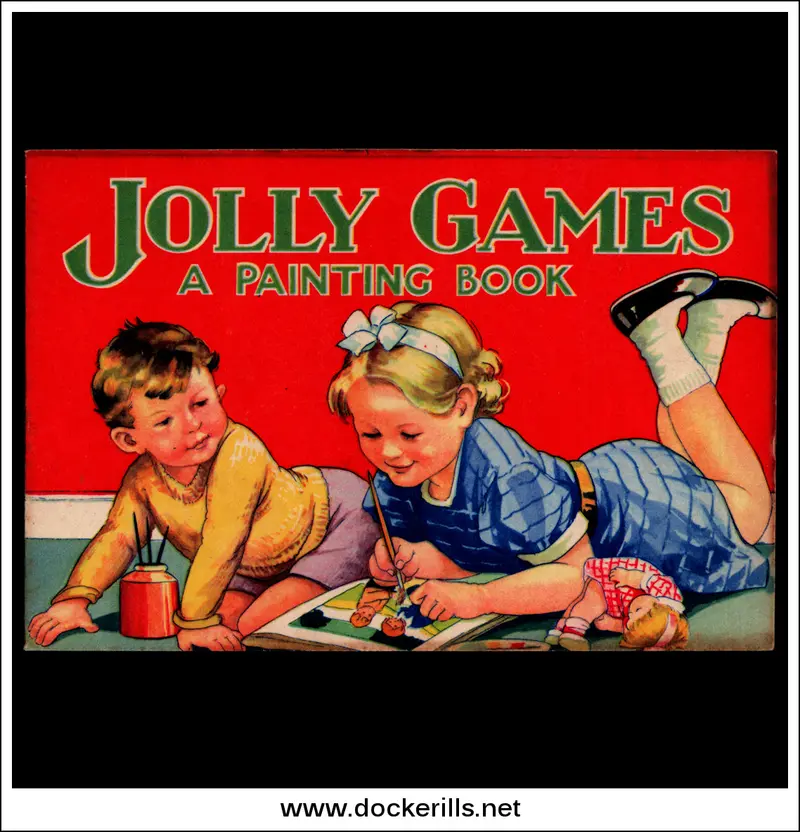 Jolly Games Painting Book No. 683 – Fun-Themed Art Activity By B.B. Ltd. 1
