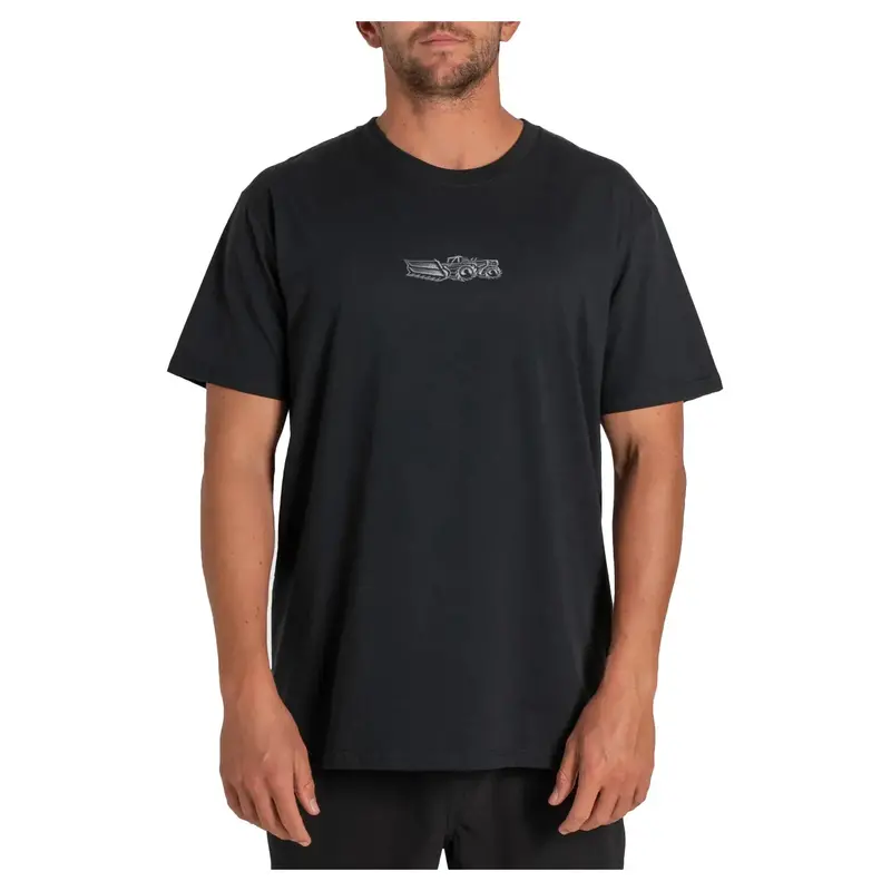 Js Compact Black Cotton T-Shirt 1