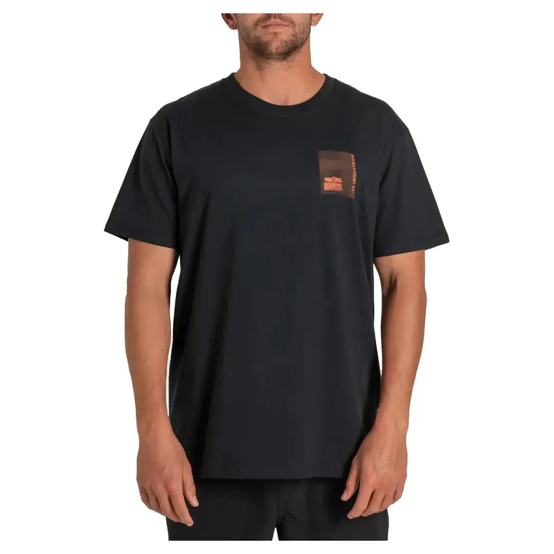 Js Screen-Printed Black Tee 1