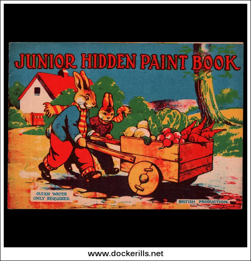 Junior Hidden-Image Paint Book #10 — Walker Toy Edition 1
