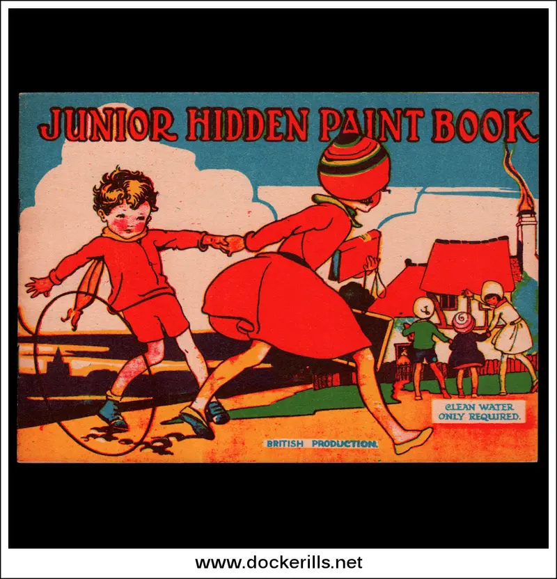 Junior Hidden-Image Paint Book #11 — Walker Toy Edition 1