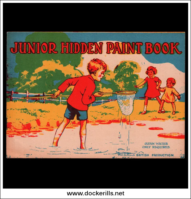 Junior Hidden-Image Paint Book #12 — Walker Toy Edition 1