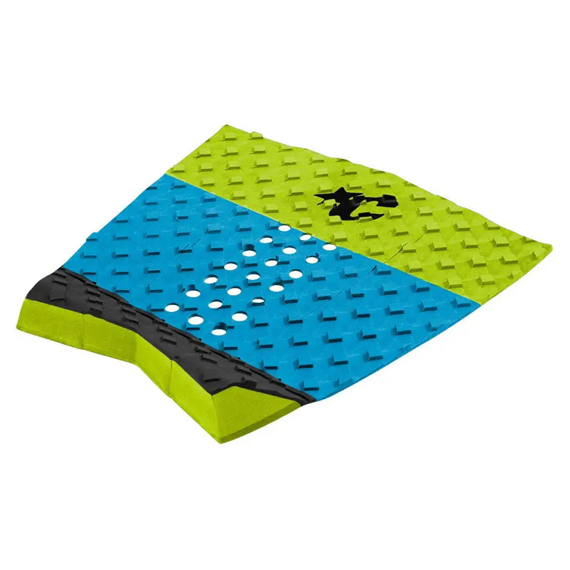 Kai Hing Performance Deck Pad – Lime And Cyan Design 1