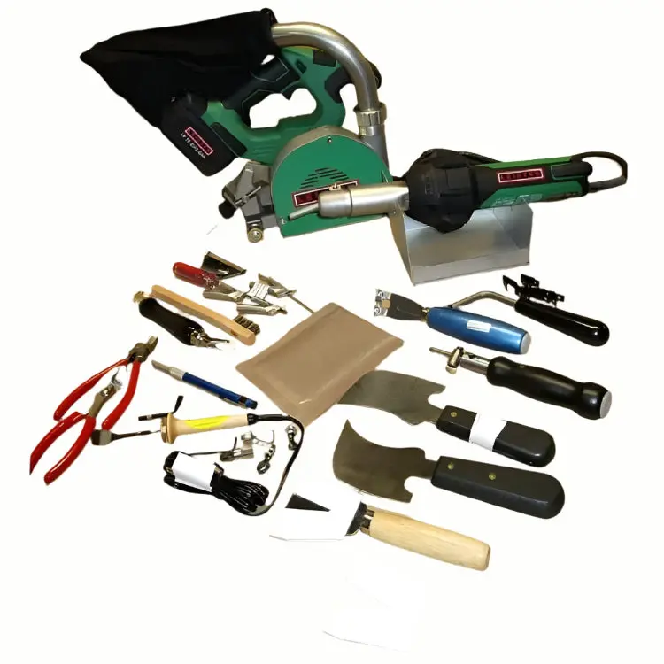 Leister St Professional Vinyl Welder Kit With Groover & Easyfloor Accessory 1