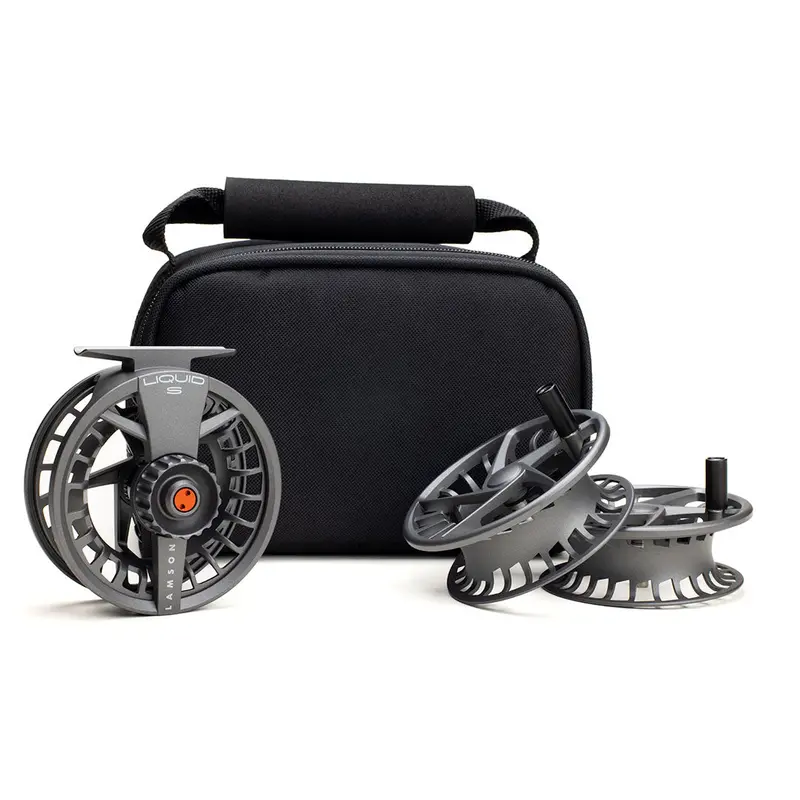 Liquid S Reel And 3-Spool Set For Fly Fishing By Lamson 1