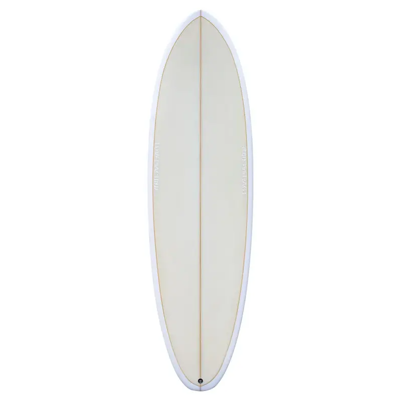 Love Machine Cheet Surfboard – 6'4" Tan With Pin Line Accent 1