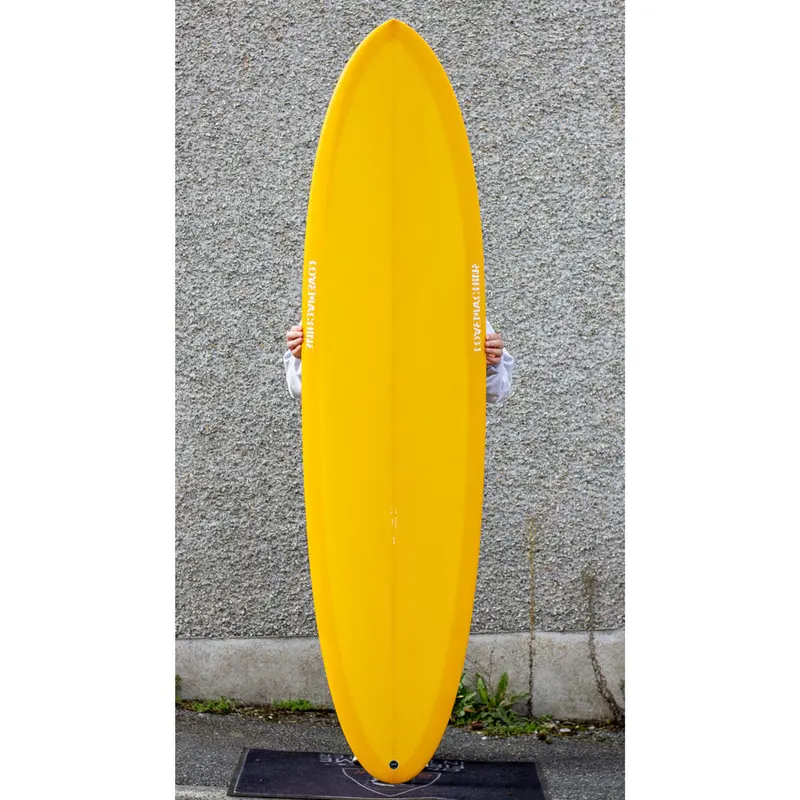 Love Machine Fm 7'2" Funboard – Bright Yellow Performance Design 1