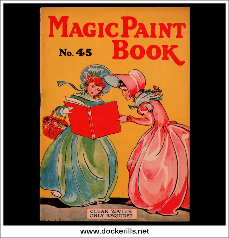 Magic Reveal Paint Book #45 — Walker Toy Series 1