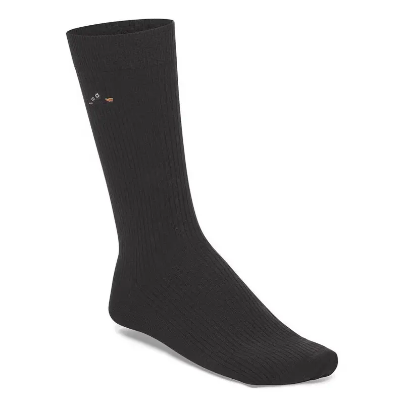 Men'S Birkenstock Ribbed Cotton Socks (Cotton/Polyamide/Elastane) – Black 1