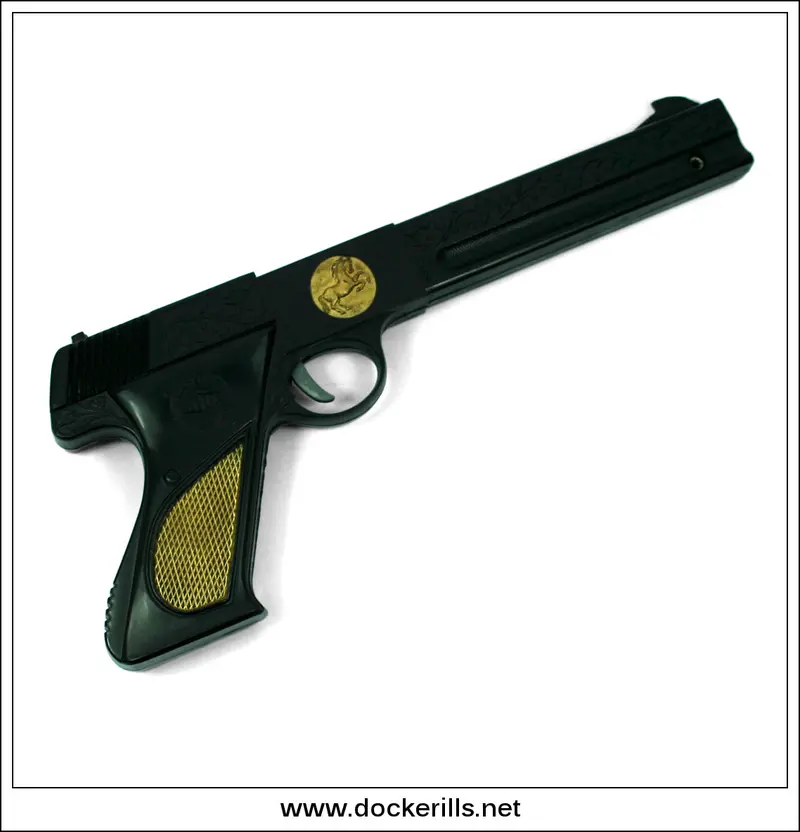Mettoy Target Games Pistol – Vintage Tin Toy Replacement Gun Accessory 1