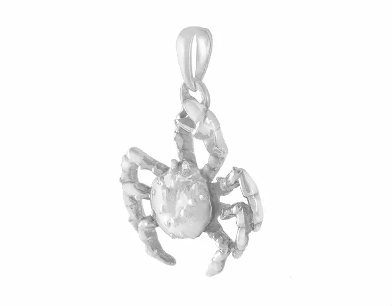 Mini King Crab Charm Earrings – Playful Marine Design 1