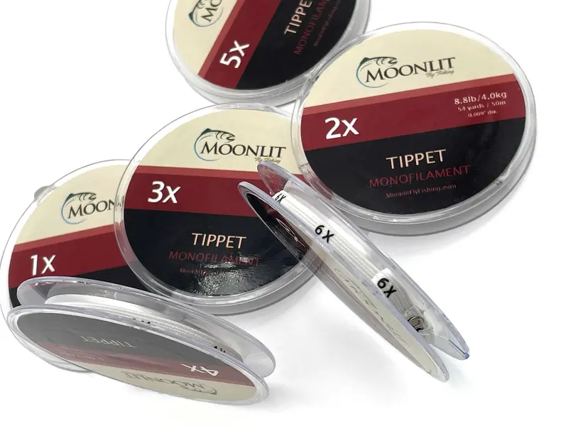 Moonlit Mono Tippet – 50-Meter Spool Of Premium Fluorocarbon-Free Nylon 1