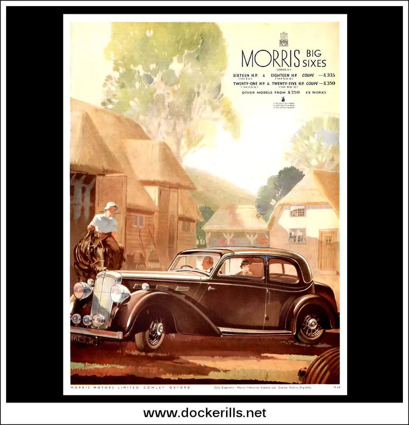 Morris Big Sixes Automotive Brochure, April 8, 1936 1