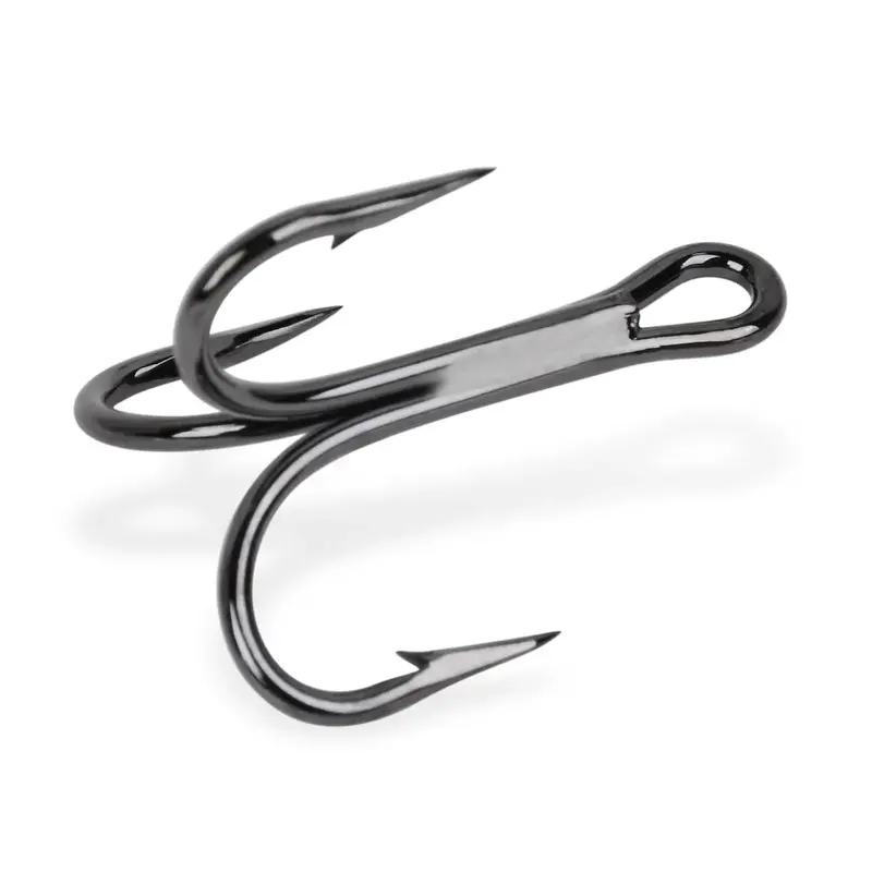 Mustad 3599C-Bn 4X Strong Kingfish Treble Hook With Black Nickel Finish 1