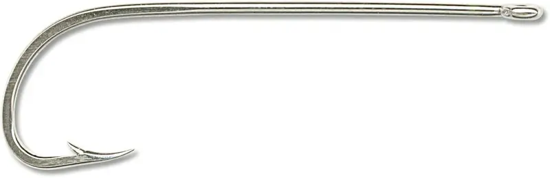 Mustad 92611-Ni Beak Hook – Nickel-Plated Rigging Hook 1
