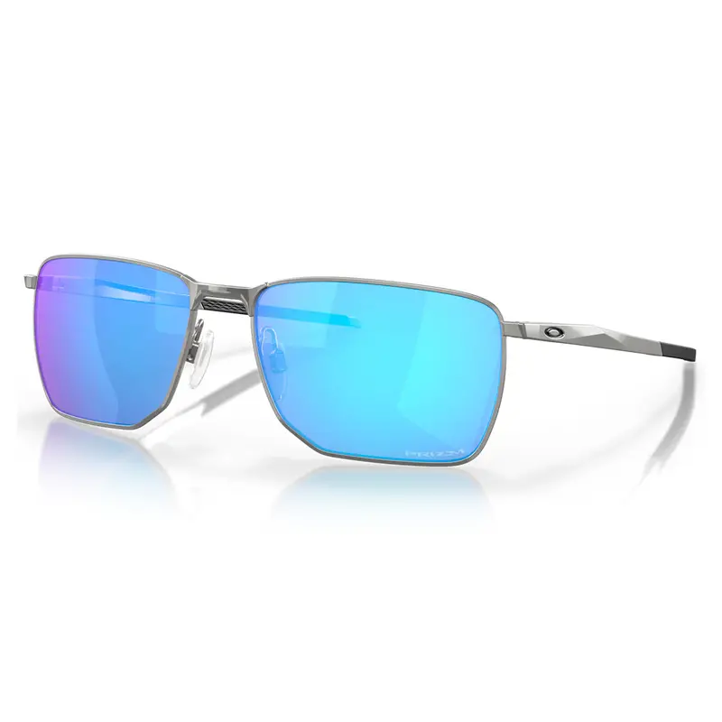 Oakley Ejector Sunglasses – Satin Chrome Frame With Prizm Sapphire Lenses 1