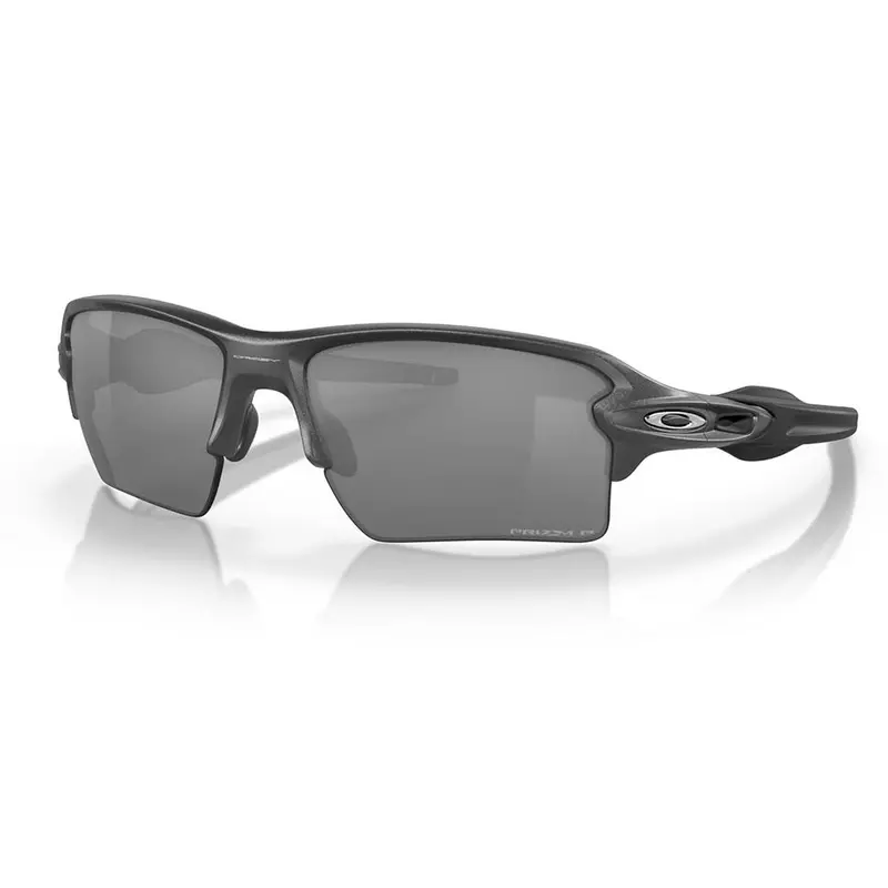 Oakley Flak 2.0 Xl Sunglasses – Steel Frame With Polarized Prizm Black Iridium Lens 1