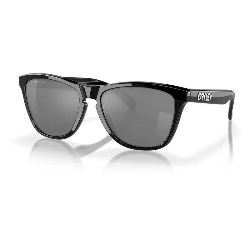 Oakley Frogskin Sunglasses – Polished Black Frame With Prizm Black Lenses 1