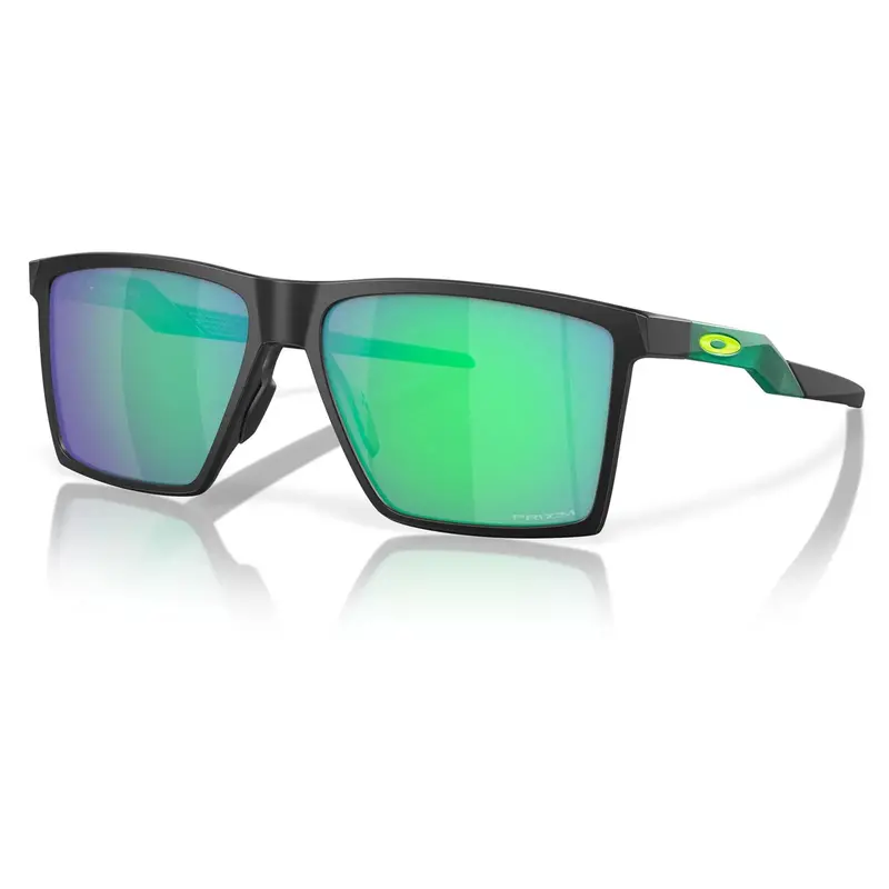 Oakley Futurity Satin Black Sunglasses Featuring Prizm Jade Lenses 1