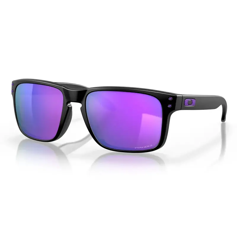 Oakley Holbrook Matte Black Sunglasses With Prizm Violet Lens Technology 1
