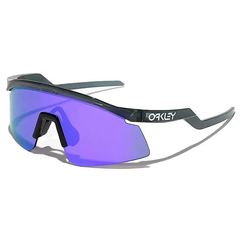 Oakley Hydra Sunglasses – Crystal Black Frame With Prizm Violet Lenses 1