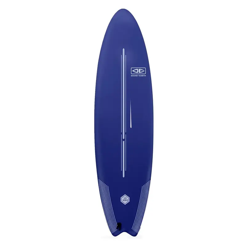 Ocean & Earth Ezi Rider Soft Surfboard – 7Ft, Navy 1
