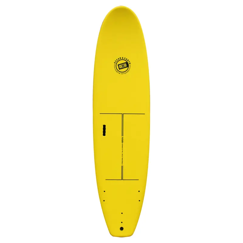 Ocean & Earth Ssb 8'0" Soft Surfboard – Sunny Yellow 1