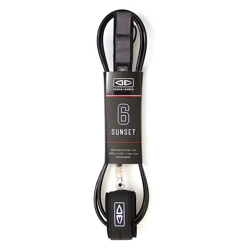 Ocean & Earth Sunset 6Ft Surfboard Leash 3