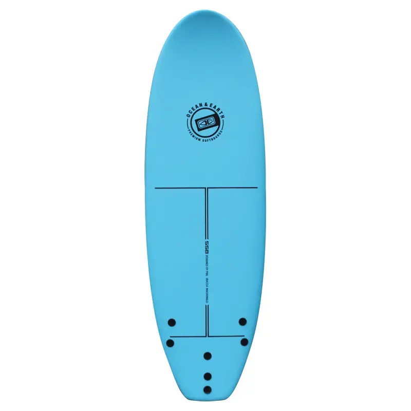 Ocean & Earth Surf School Ssb Softboard – Navy Blue Training Board 1