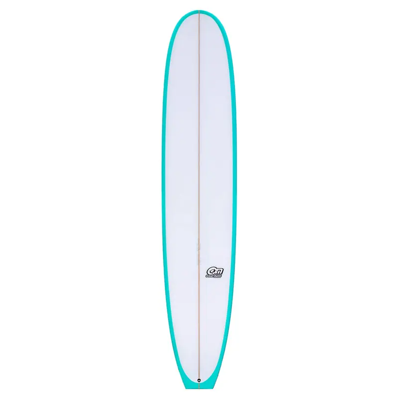 Ocean Magic Om Nose Rider – 9'6" Blue High-Gloss Surfboard 1