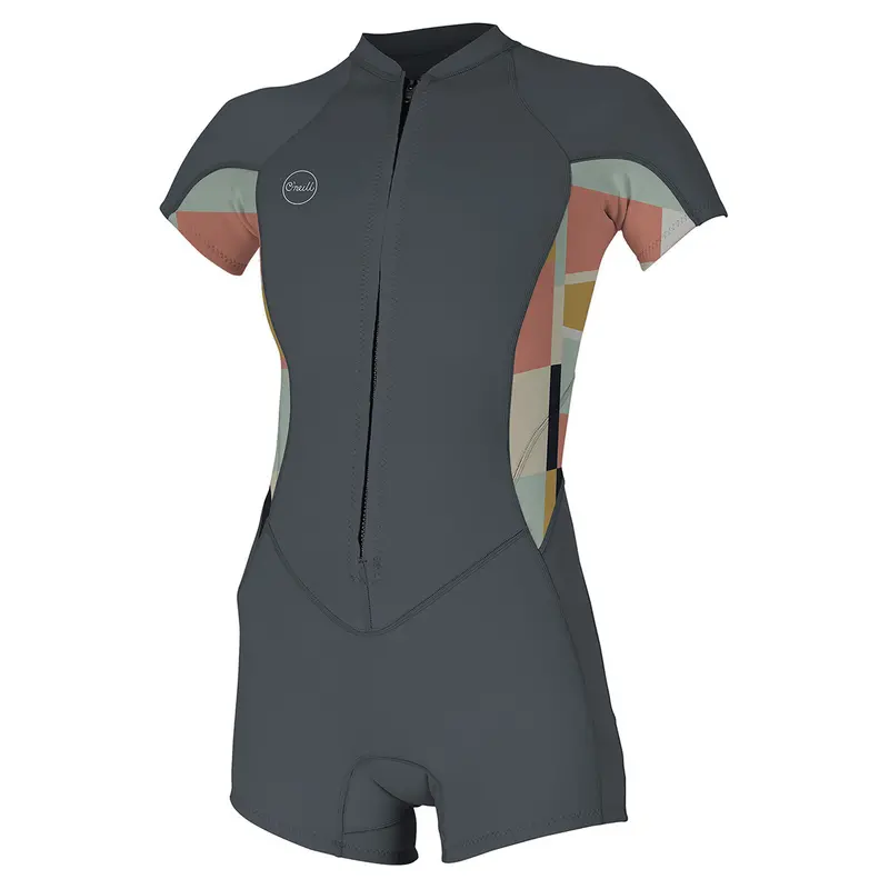 O'Neill Bahia 2/1Mm Short-Sleeve Spring Wetsuit – Harbor Lime 1