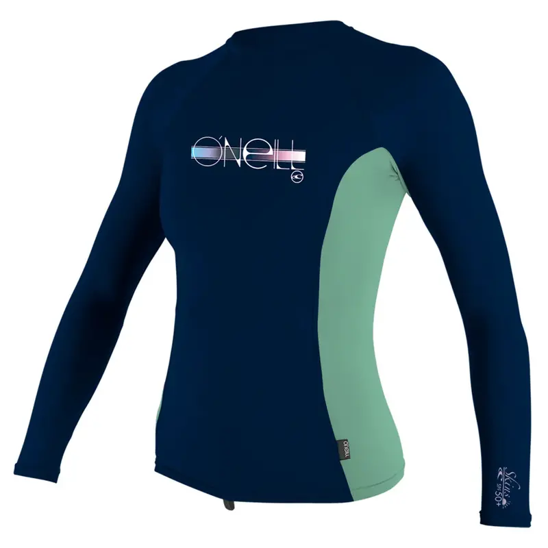 O'Neill Girls’ Premium Skins Rash Vest – Long Sleeve, Fp3 1