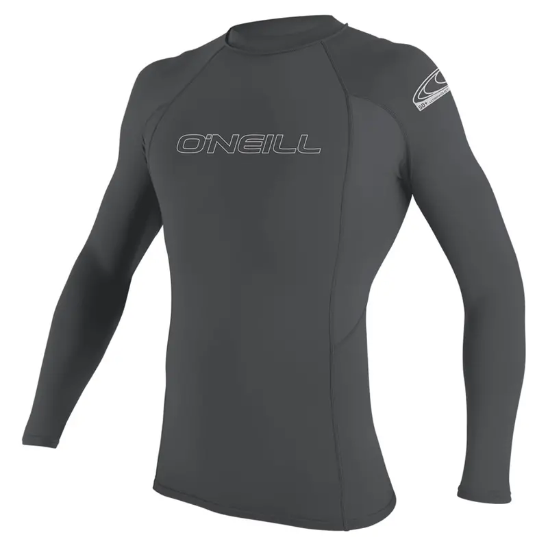 O'Neill Men'S Long-Sleeve Rash Guard – Graphite 1