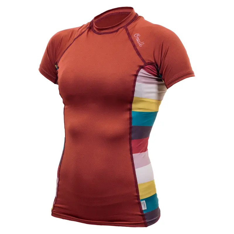 O'Neill Women'S Gh7 Side-Print Rash Vest – Short Sleeve 1