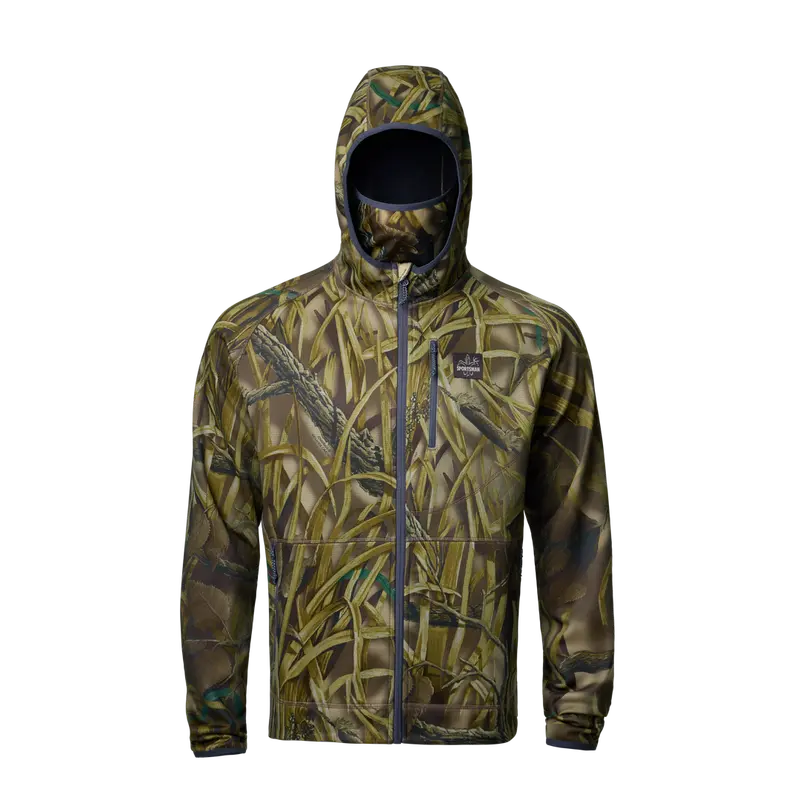 Outbound Hunting Hoodie – Camo-Ready, Soft-Hand Fabric With Thumbholes 1
