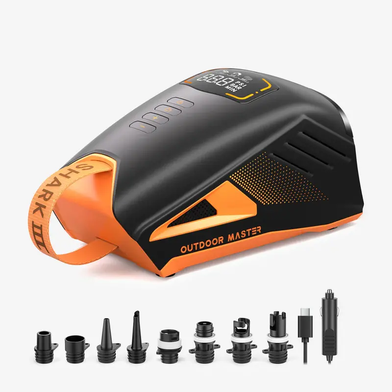 Outdoor Master Shark 3 High-Capacity Rechargeable Sup Pump 1
