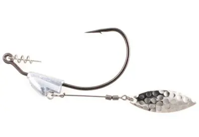 Owner Flashy Swimmer Hook – Inline Swimbait Hook With Reflective Finish 1
